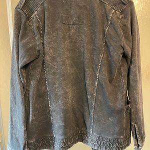 Sweatshirt bomber/blazer